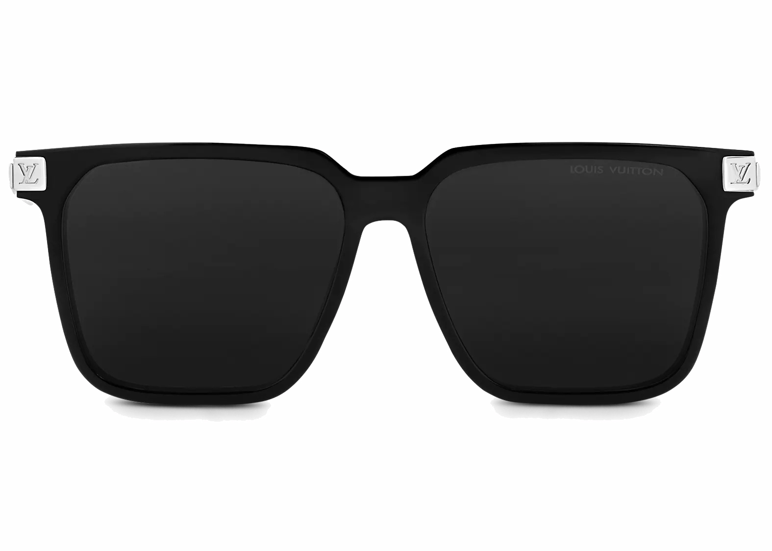 Louis Vuitton LV Rise Square Sunglasses Black/Silver (Z1667W/E) in 