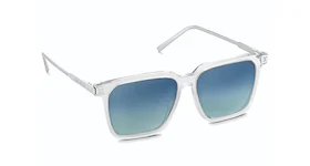 Louis Vuitton LV Rise Square Sunglasses Clear/Blue (Z1668W/E)