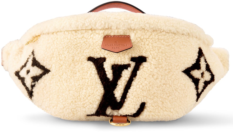 Louis Vuitton LV SKI Bumbag Cream/Brown in Shearling/Cowhide Leather with  Gold-tone - US