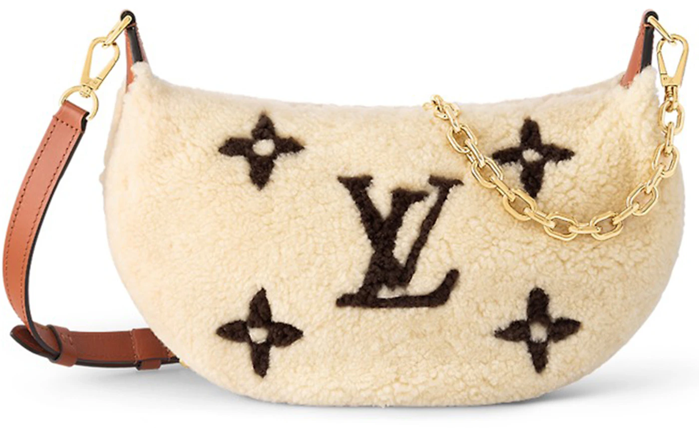 Louis Vuitton LV SKI Bumbag Cream/Brown in Shearling/Cowhide