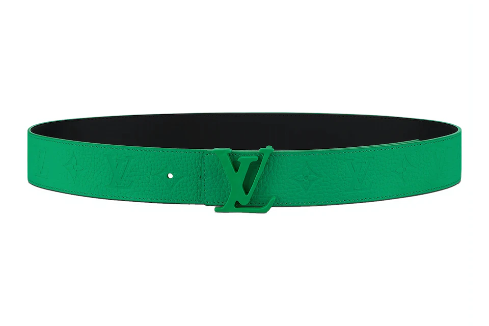 Louis Vuitton LV Shape 40MM Reversible Belt Green