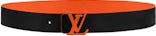 Louis Vuitton LV Shape 40MM Reversible Belt Orange in Taurillon Calfskin  Leather - KR