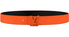 Louis Vuitton LV Shape 40MM Reversible Belt Orange