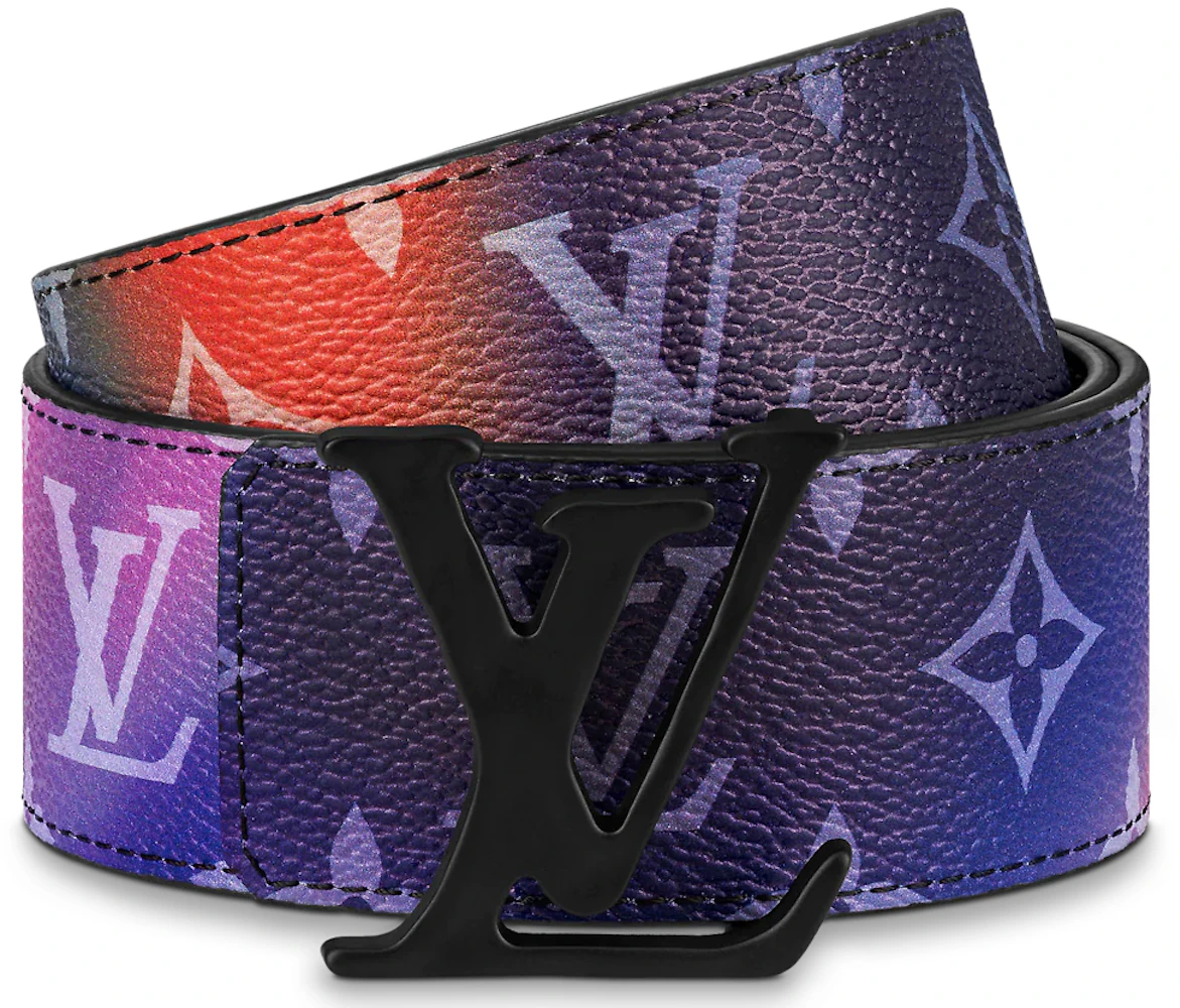 Louis Vuitton LV Shape 40mm Reversible Belt Sunset Monogram Multicolor ...