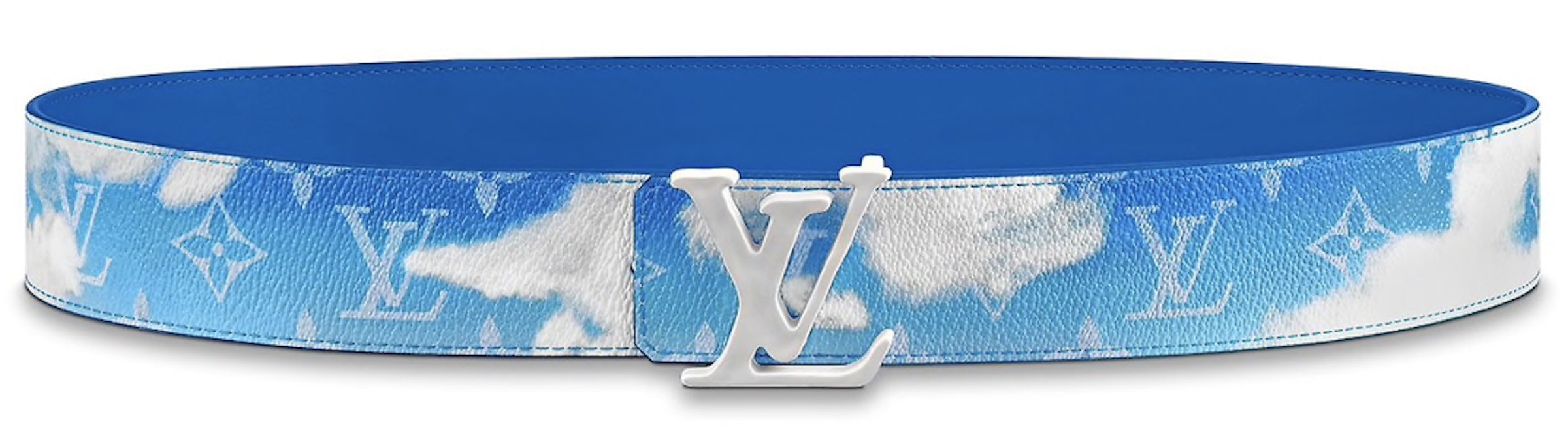 Limited Edition LV Initials Reversible 40mm Belt in Damier Graphite Gi
