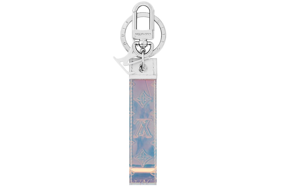 Louis Vuitton LV Shape Dragonne Bag Charm & Key Holder Prism in  PVC/Steel/Resin with Silver-tone - GB