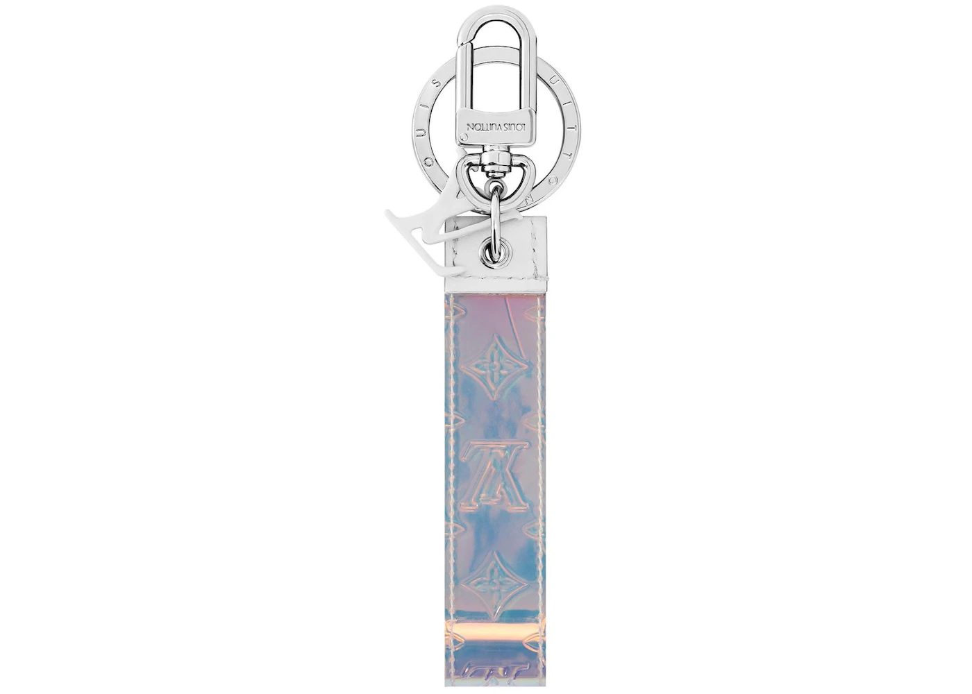 Louis Vuitton LV Shape Dragonne Bag Charm & Key Holder Prism in  PVC/Steel/Resin with Silver-tone - US