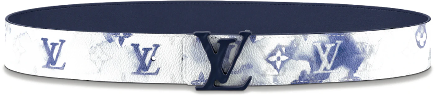 Louis Vuitton LV Shape Reversible Belt 40 mm Light Blue