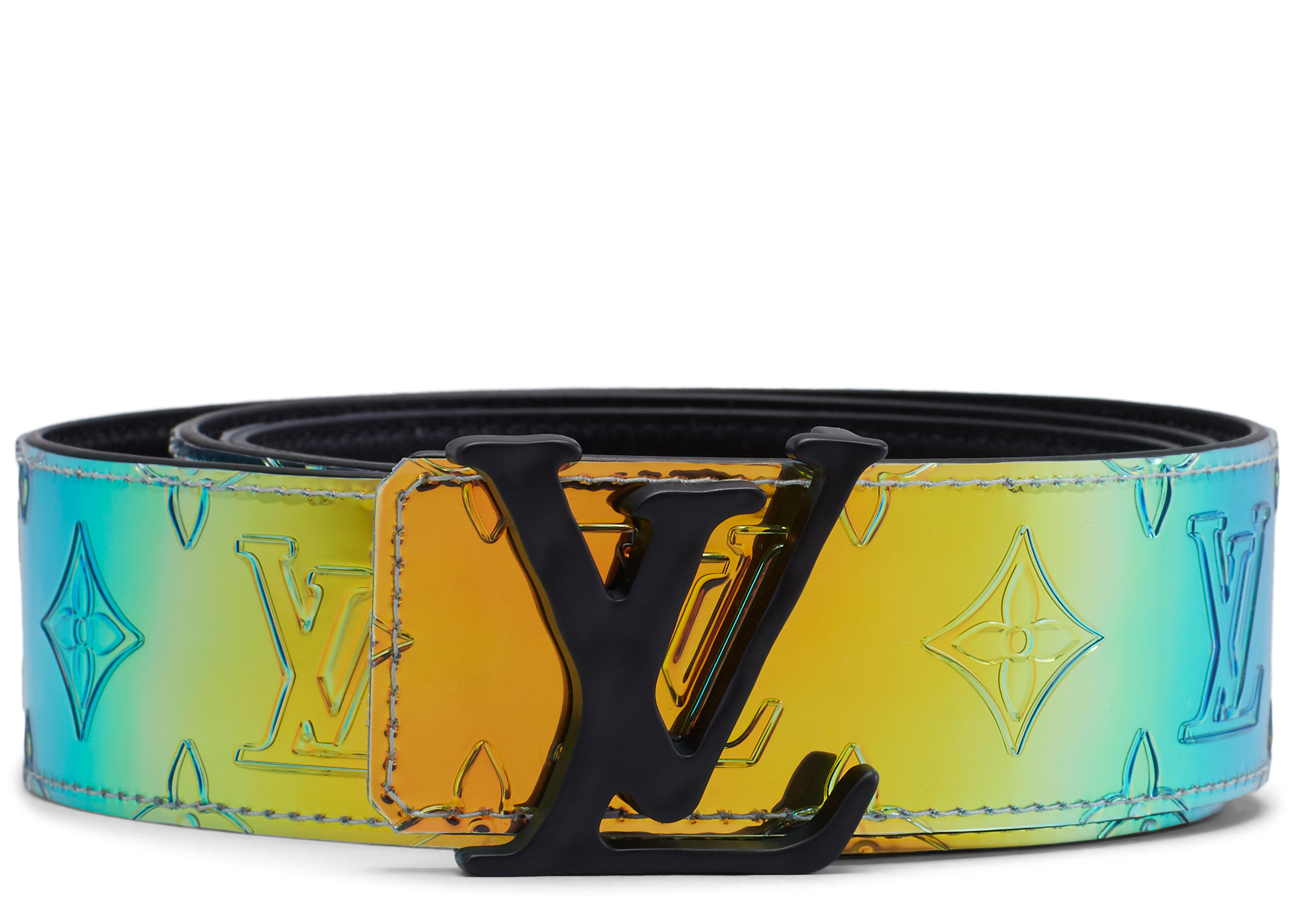 Louis Vuitton LV Shape Reversible Belt Monogram 40MM Prism/Black 