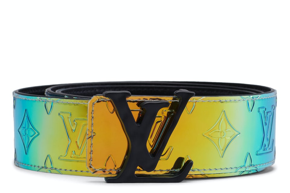 Louis Vuitton LV Shape Reversible Belt Monogram 40mm Prism/Black