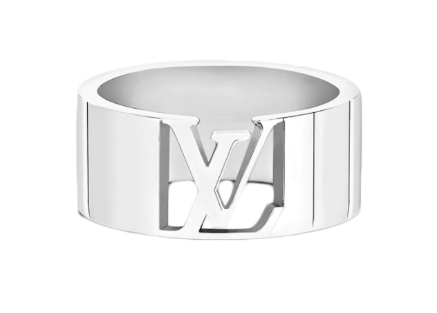 Damier Ring White Gold and diamonds  Jewelry  Categories  LOUIS VUITTON  