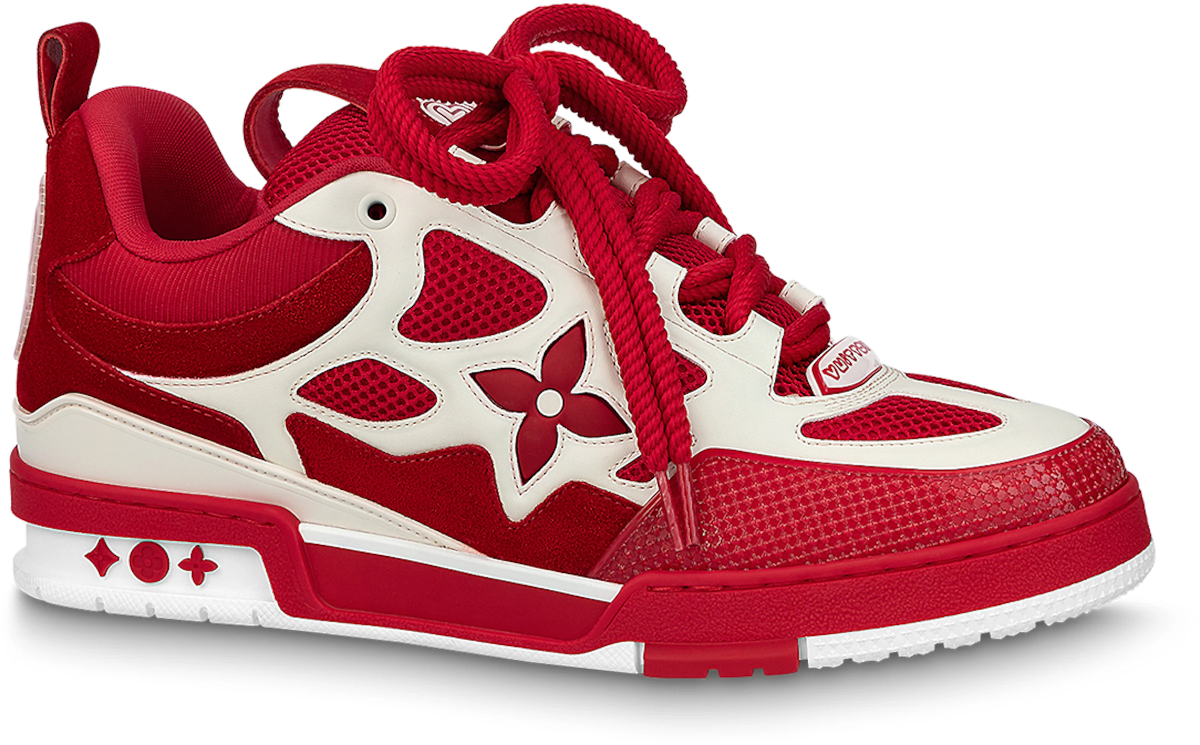 Integreren Ijveraar George Eliot Louis Vuitton LV Skate Sneaker Red White - 1AARS5 - US