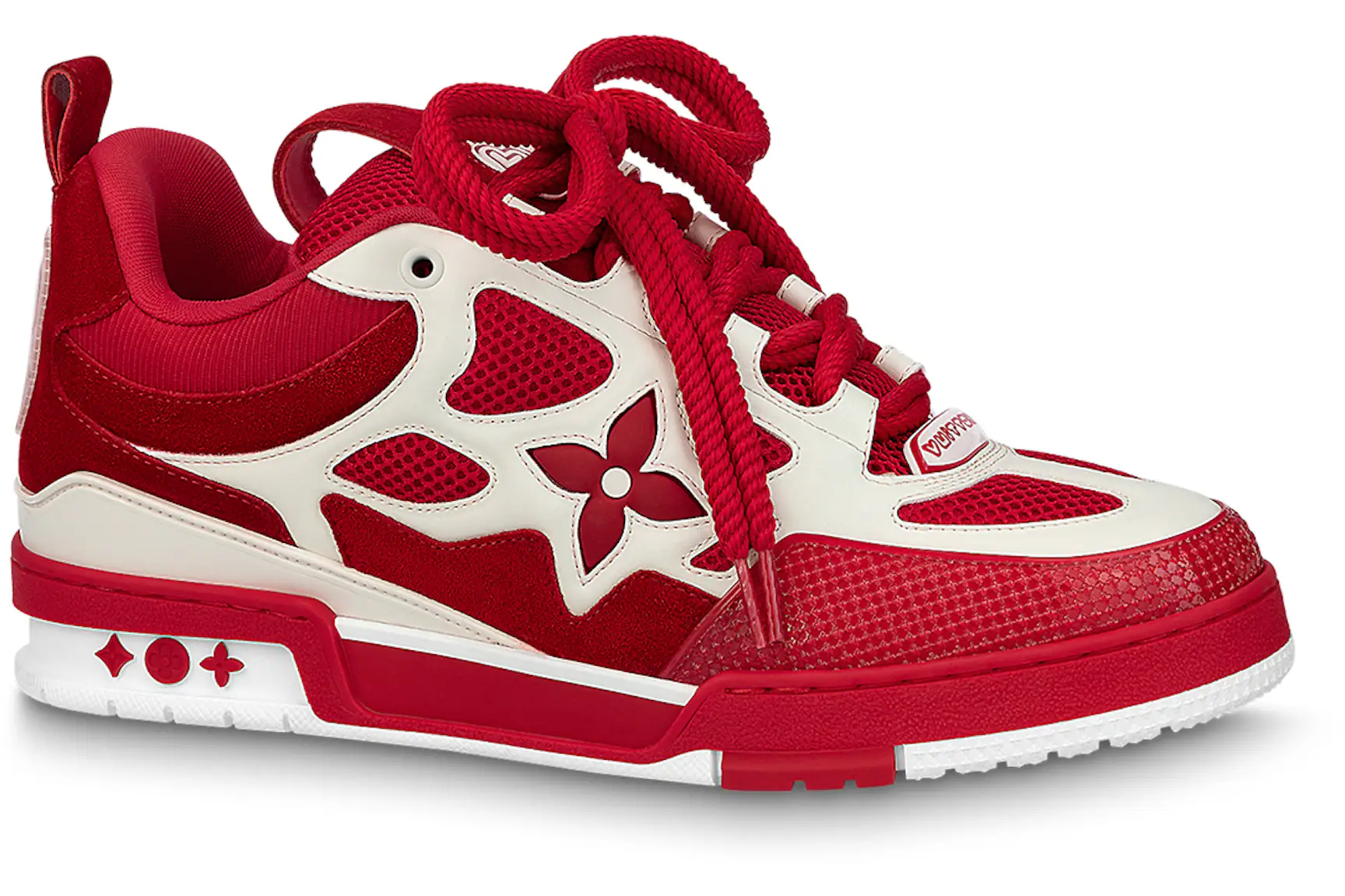 Louis Vuitton LV Skate Sneaker Red White 1AARS5 MX Louis Vuitton LV Skate Sneaker Red White 1AARS5 MX