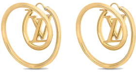 Louis Vuitton LV Spiral Earrings Gold