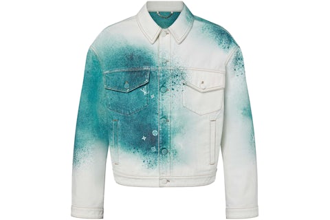 Louis Vuitton LV Spray Veste en jean multicolore Homme de la