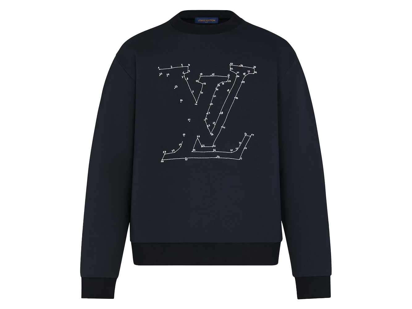 Louis vuitton embroidered sweatshirt new arrivals