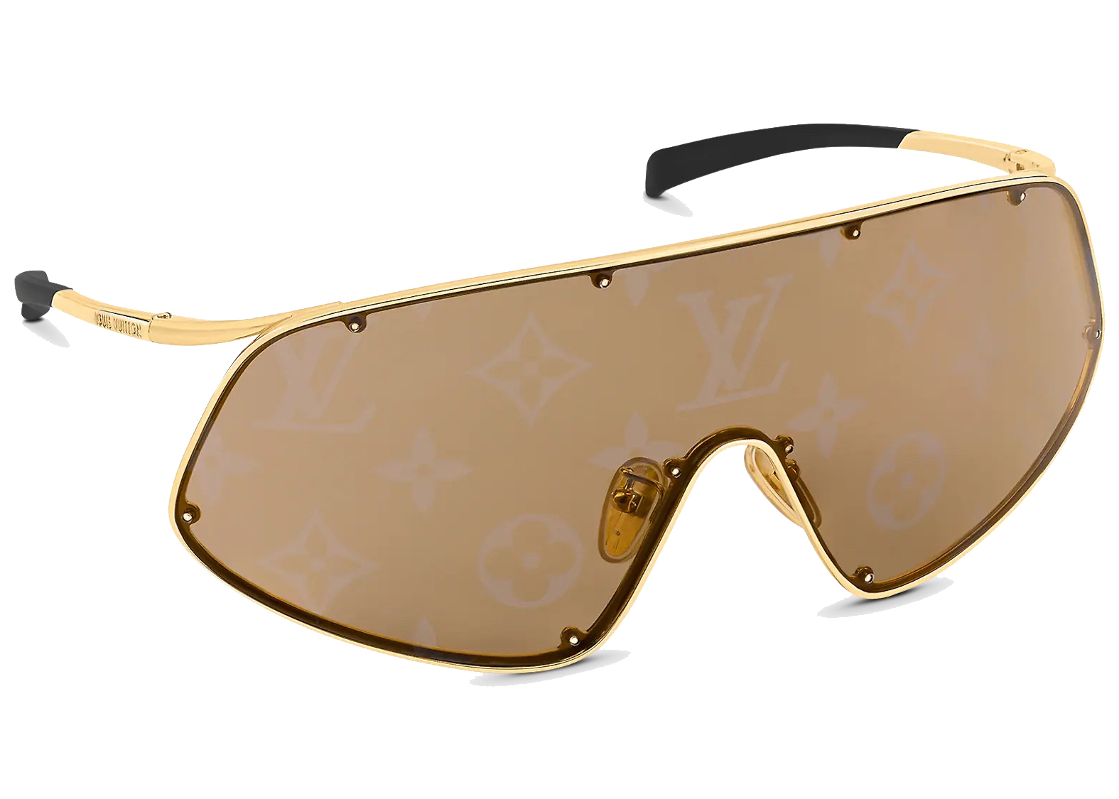 Louis Vuitton LV Sunlight Mask Gold/Brown (Z1649U) in Gold Metal - US