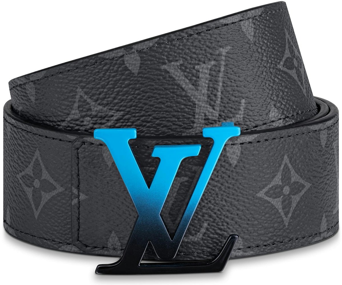 Vuitton LV Sunset Reversible Belt 40MM in Canvas/Leather with Gradient Red/Black