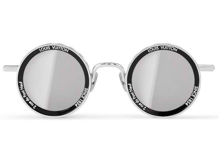 Louis Vuitton LV Supervision Metal Round Sunglasses Silver in 