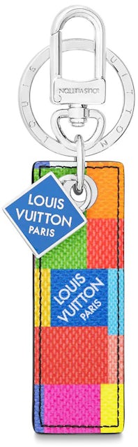 Louis Vuitton LV Portrait Figurine Key Holder and Bag Charm Multicolor