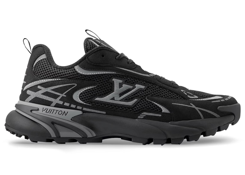 Men's Louis Vuitton LV Tatic Runner Sneakers in Black