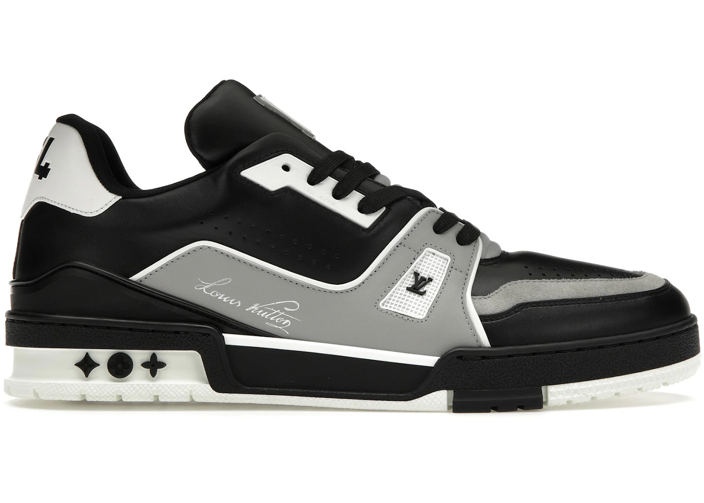 Louis Vuitton LV Trainer Black Grey White Men's 1AAHS3 US