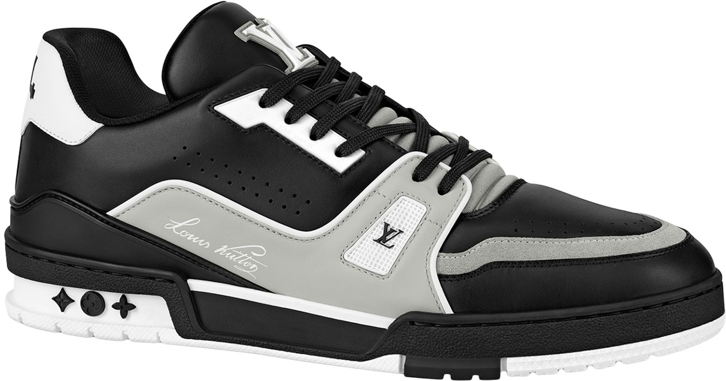 Louis Vuitton LV Trainer Sneaker BLACK. Size 02.5