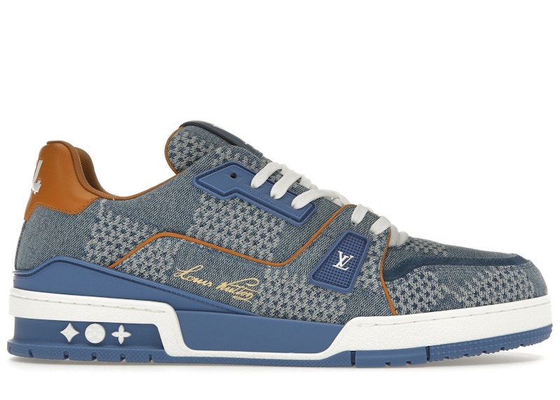 Louis Vuitton LV Trainer Blue Damier 3D Denim メンズ - 1AD6DI - JP