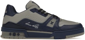 Louis Vuitton LV Trainer Sneaker Low White Green Men's - 1A54HS - US