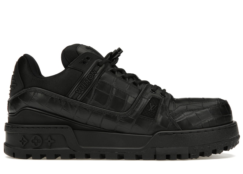Pre-owned Louis Vuitton Men's  Lv Trainer Maxi Sneaker Sneakers In Black