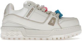 Louis Vuitton Trainer Sneaker Baby Blue & White - proalpaandomega