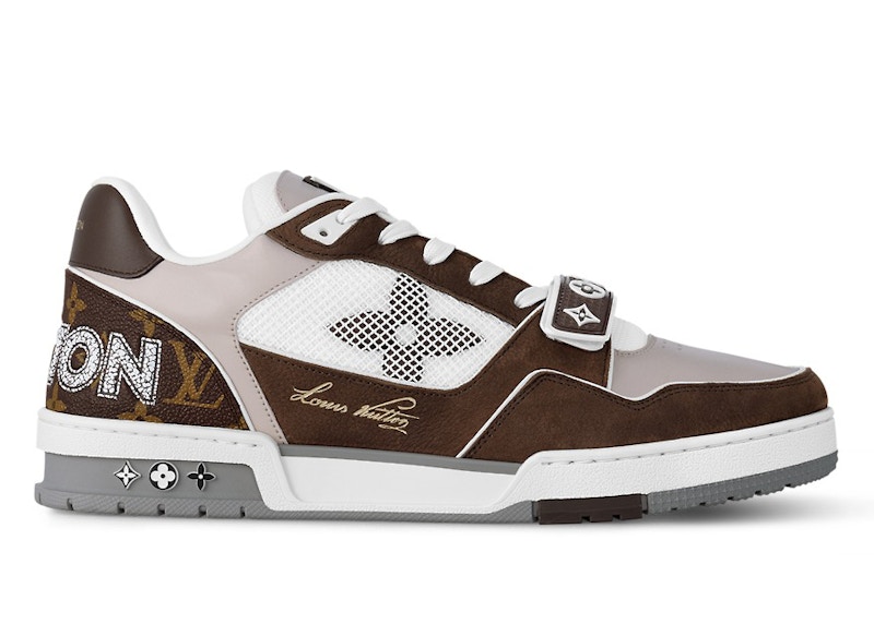 Louis Vuitton LV Trainer Moka Brown Monogram Flower Men's - 1ACD7K
