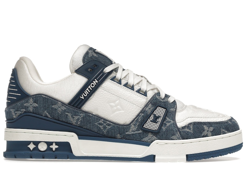 blue louis vuitton jordans