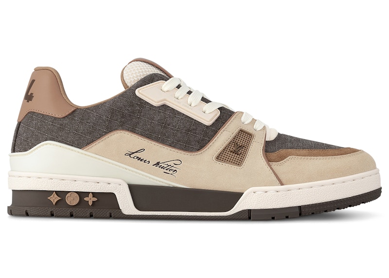 Men's Louis Vuitton LV Trainer Outdoor Sneakers in Brown