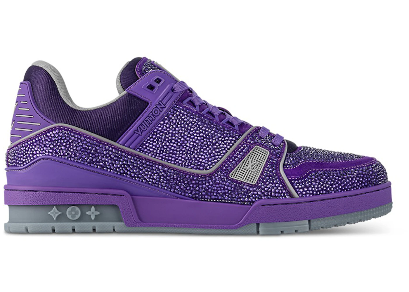 Louis Vuitton LV Trainer Purple Swarovksi Crystals Men's 1ACR24 US