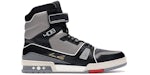Louis Vuitton LV Trainer Sneaker Boot Alto Negro Gris