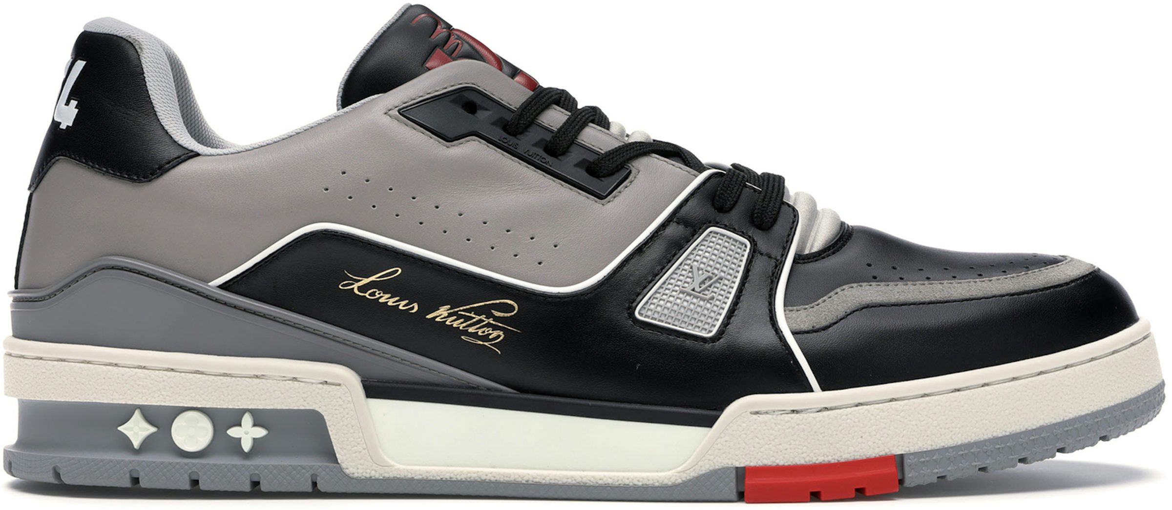Louis Vuitton Black Side Zip Detail Sneakers Trainers Runners Mens