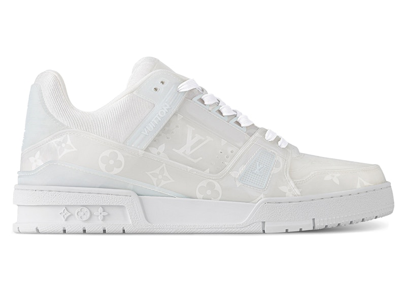 Louis Vuitton LV Trainer White Monogram-Printed Translucent PVC