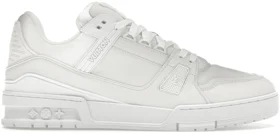 Louis Vuitton Trainer Sneaker White on White High - proalpaandomega