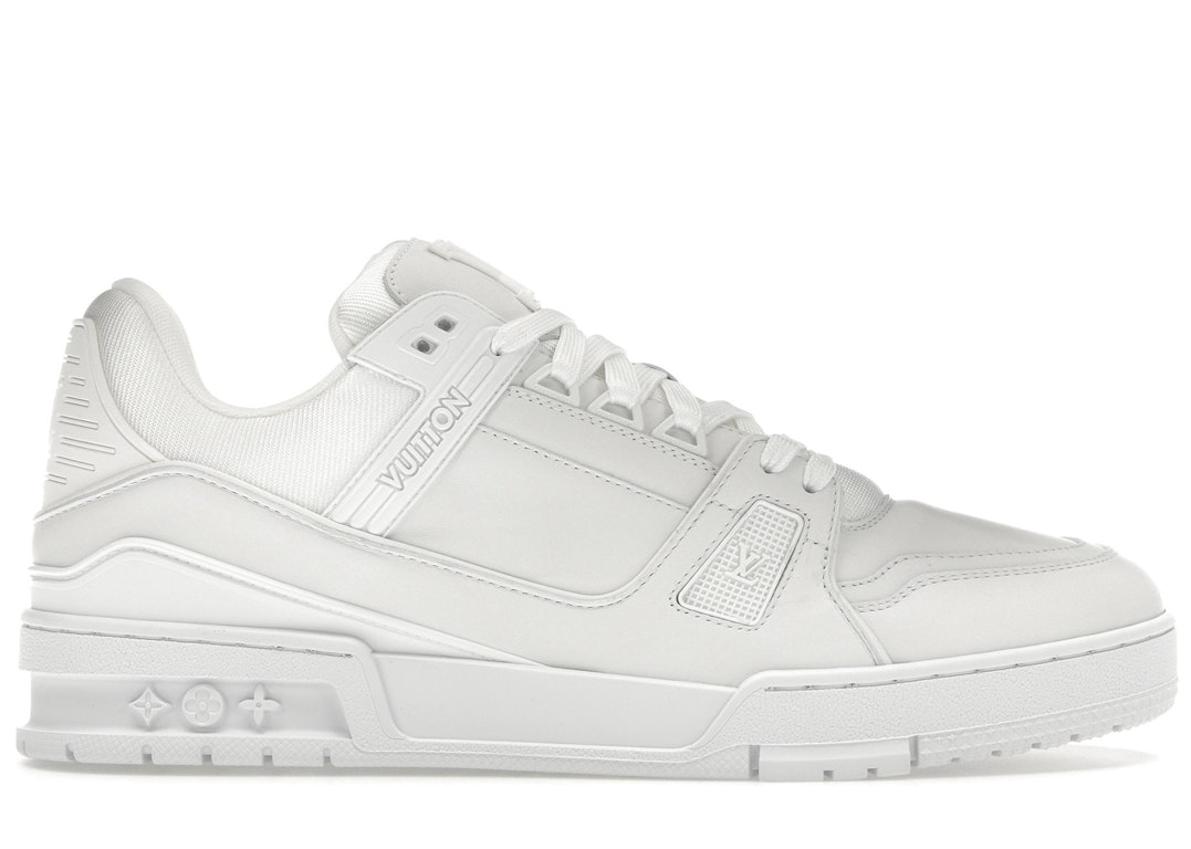 Pre-owned Louis Vuitton Lv Trainer White