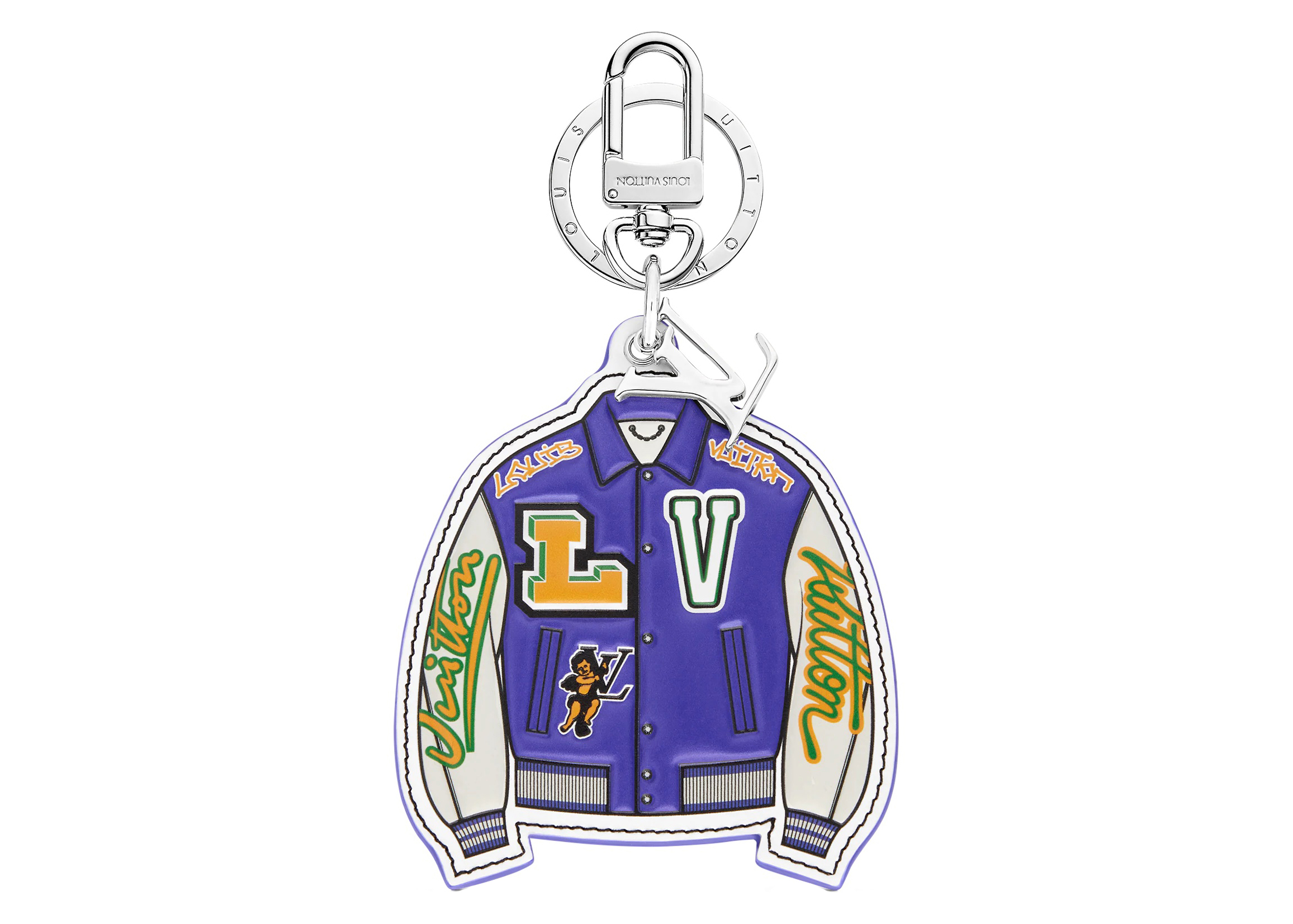 Louis Vuitton LV Varsity Jacket Illustre Bag Charm Keyholder