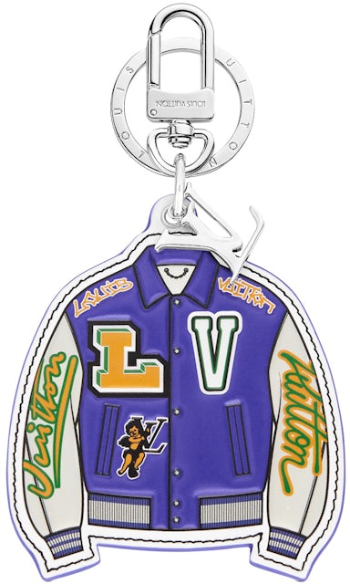 Louis Vuitton LV Varsity Jacket Illustre Bag Charm Keyholder Multicolor