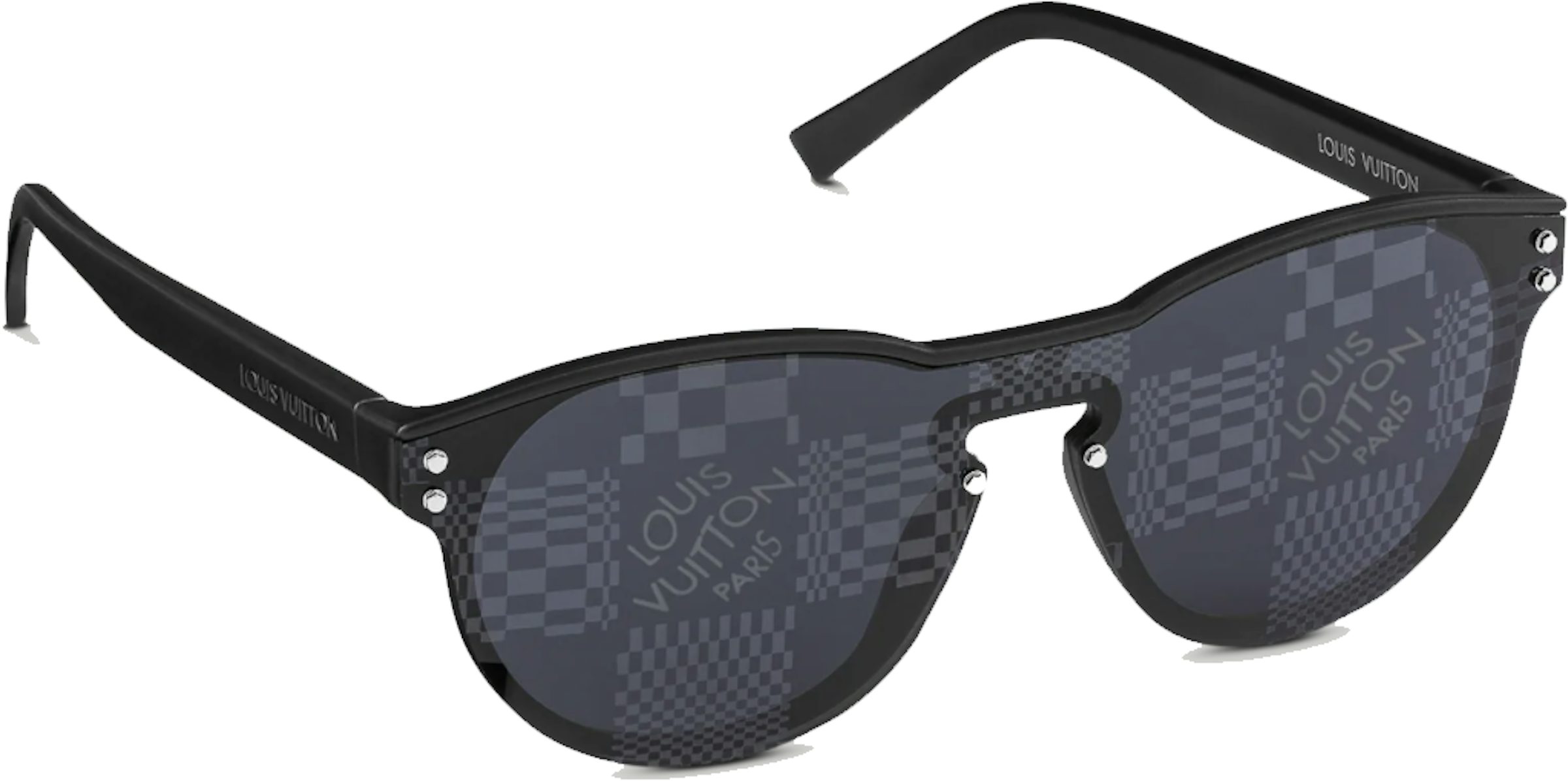 Louis Vuitton LV Rise Round Sunglasses Black/Silver (Z1669W/E) in