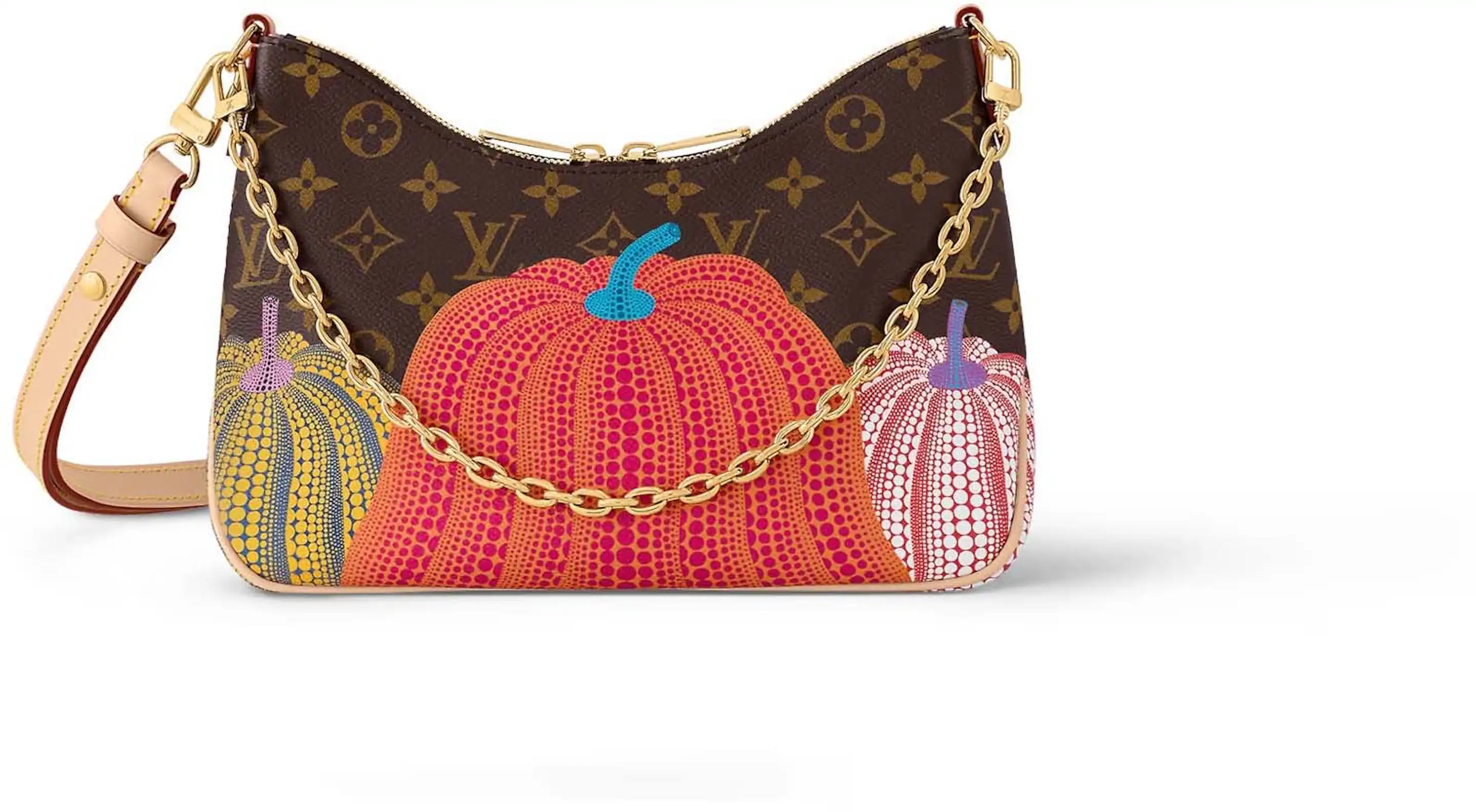 Louis Vuitton LV x YK Boulogne Pumpkin Print in Monogram Coated Canvas