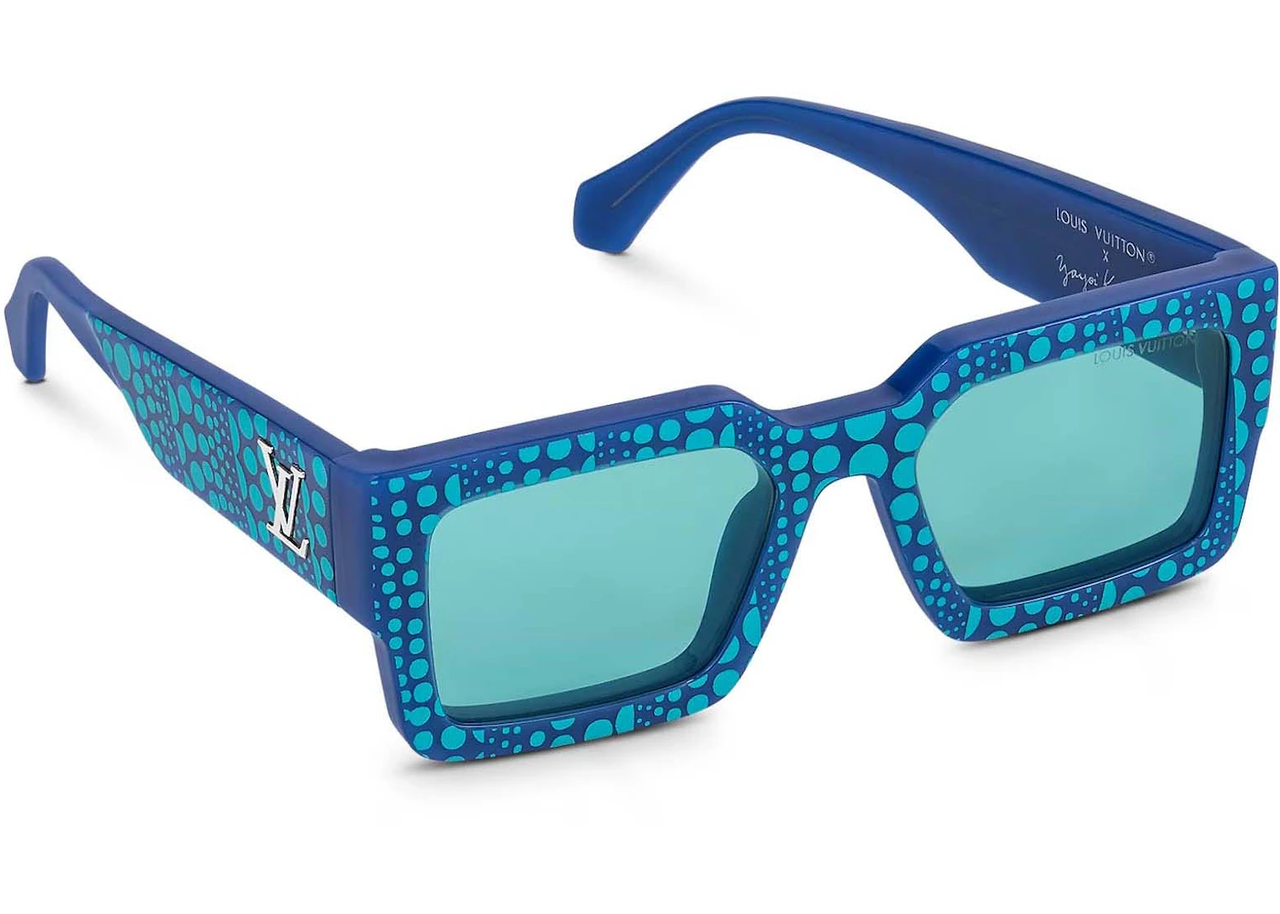 Louis Vuitton LV x YK Clash Pumpkin Sunglasses Blue (Z1905E)