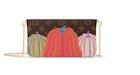Louis Vuitton LV x YK Felicie Pochette Estampado de calabaza