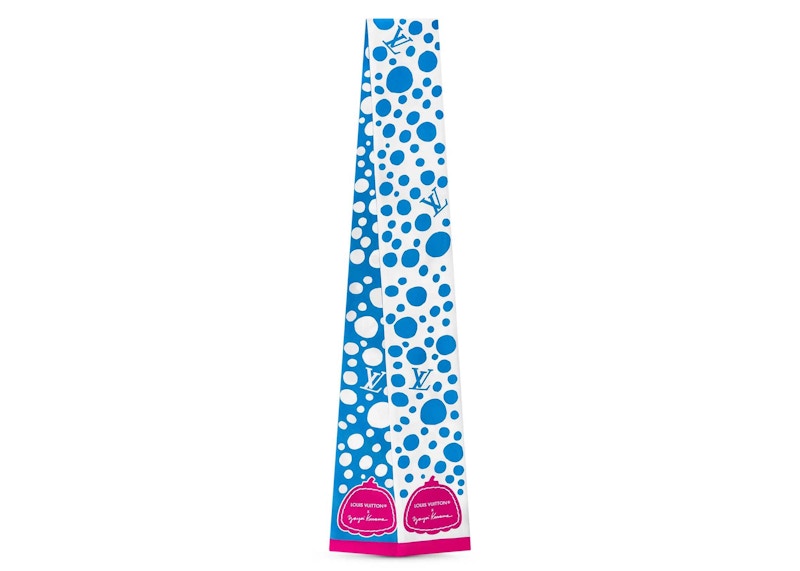 Louis Vuitton LV x YK Infinity Dot Bandeau Blue/White in Silk KR