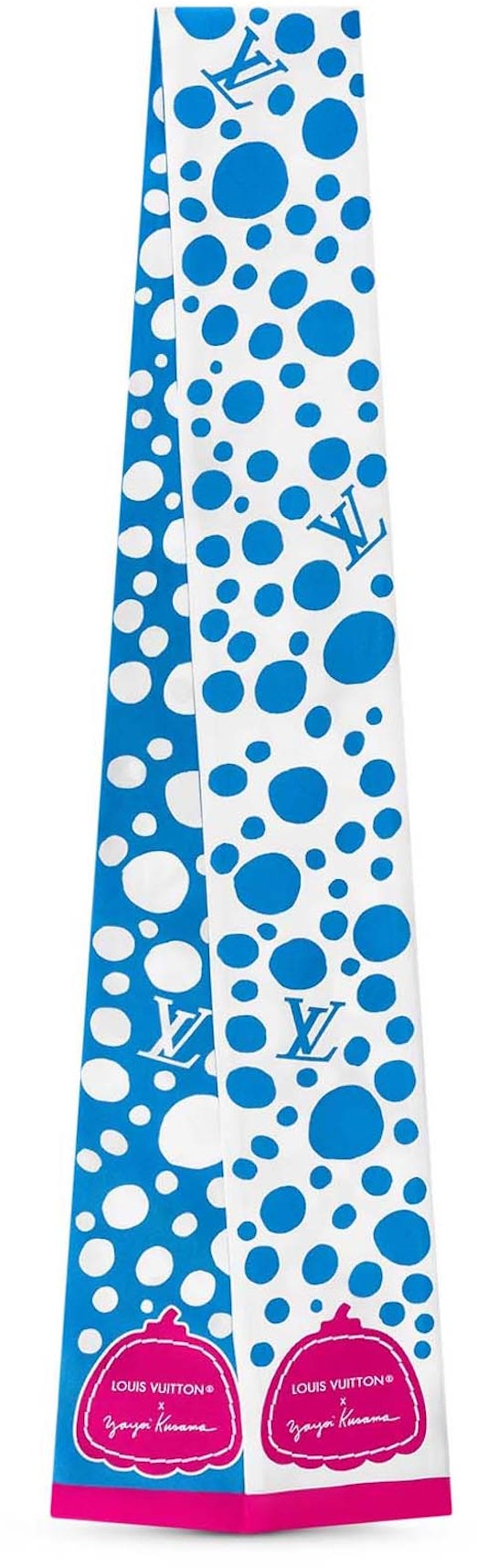 Louis Vuitton LV x YK Infinity Dots Bandeau, Blue, One Size