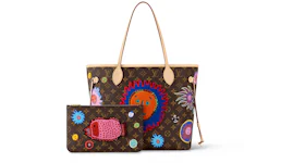 Louis Vuitton LV x YK Neverfull MM Face Print and Embroidery