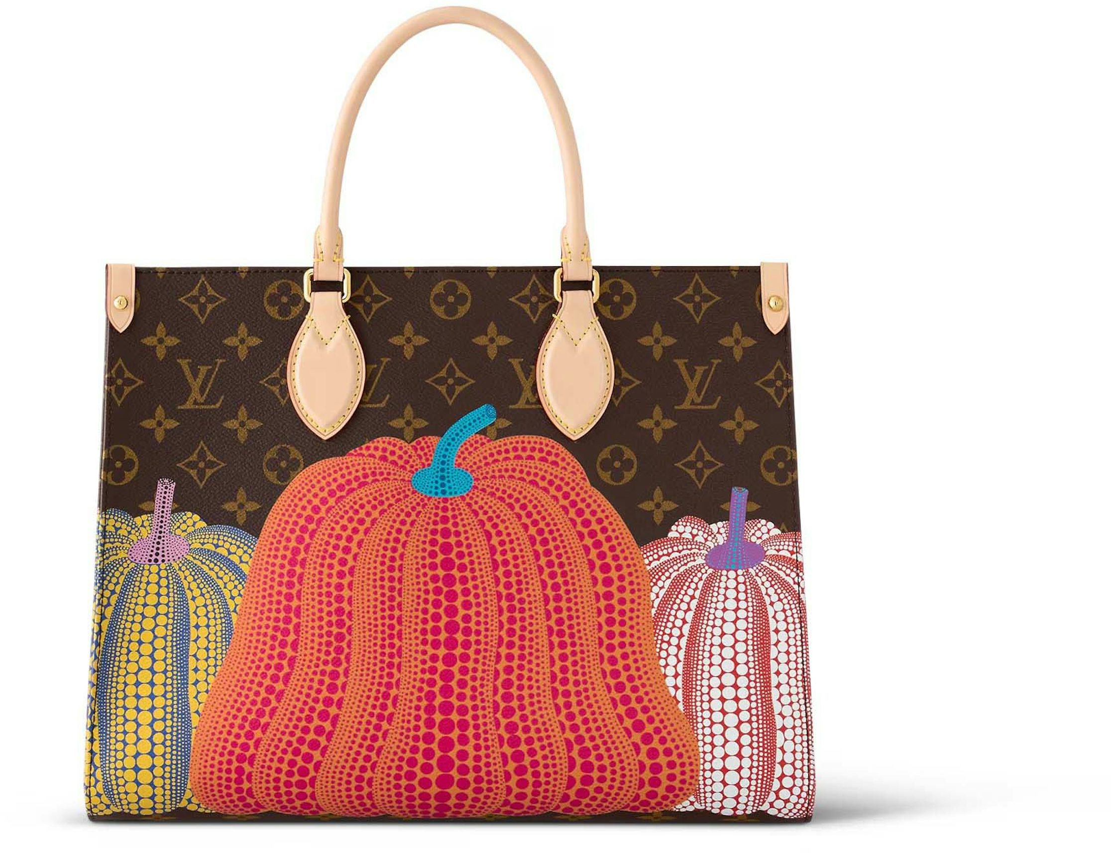 Louis Vuitton LV x YK Onthego MM Pumpkin Print in Monogram Coated Canvas  with Gold-tone - US